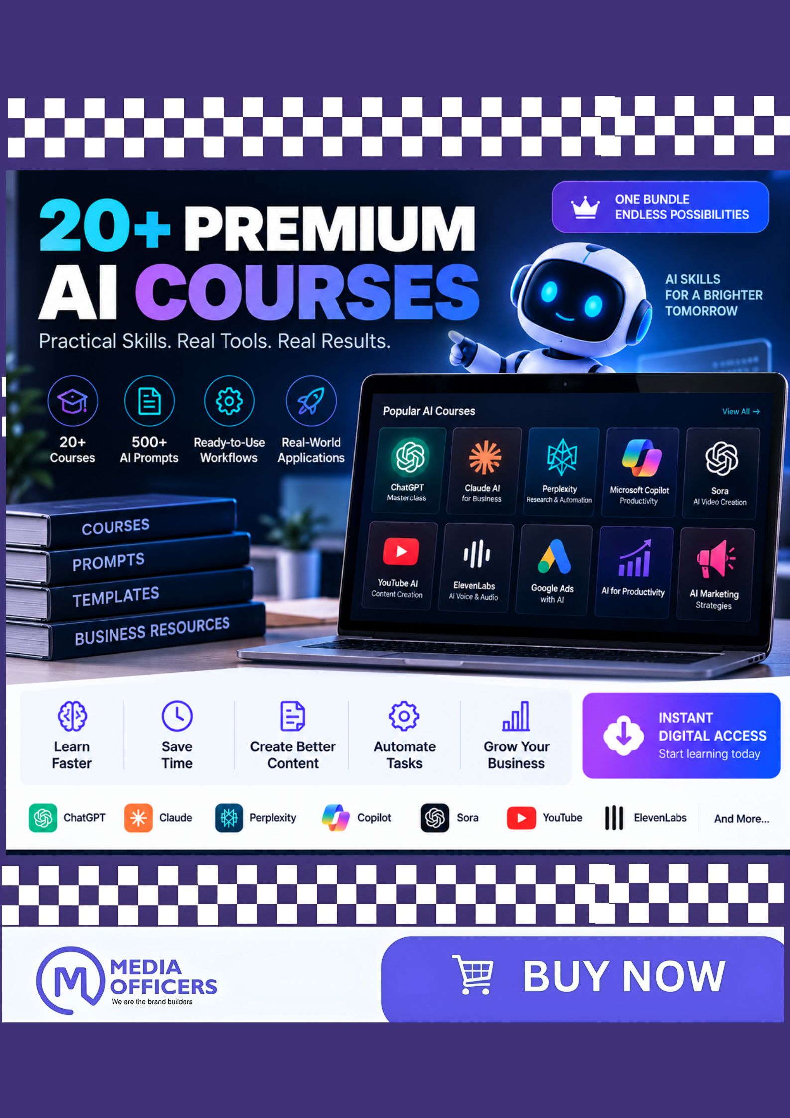20+ Premium AI Courses – ChatGPT, Claude, Sora, Copilot, Perplexity & More