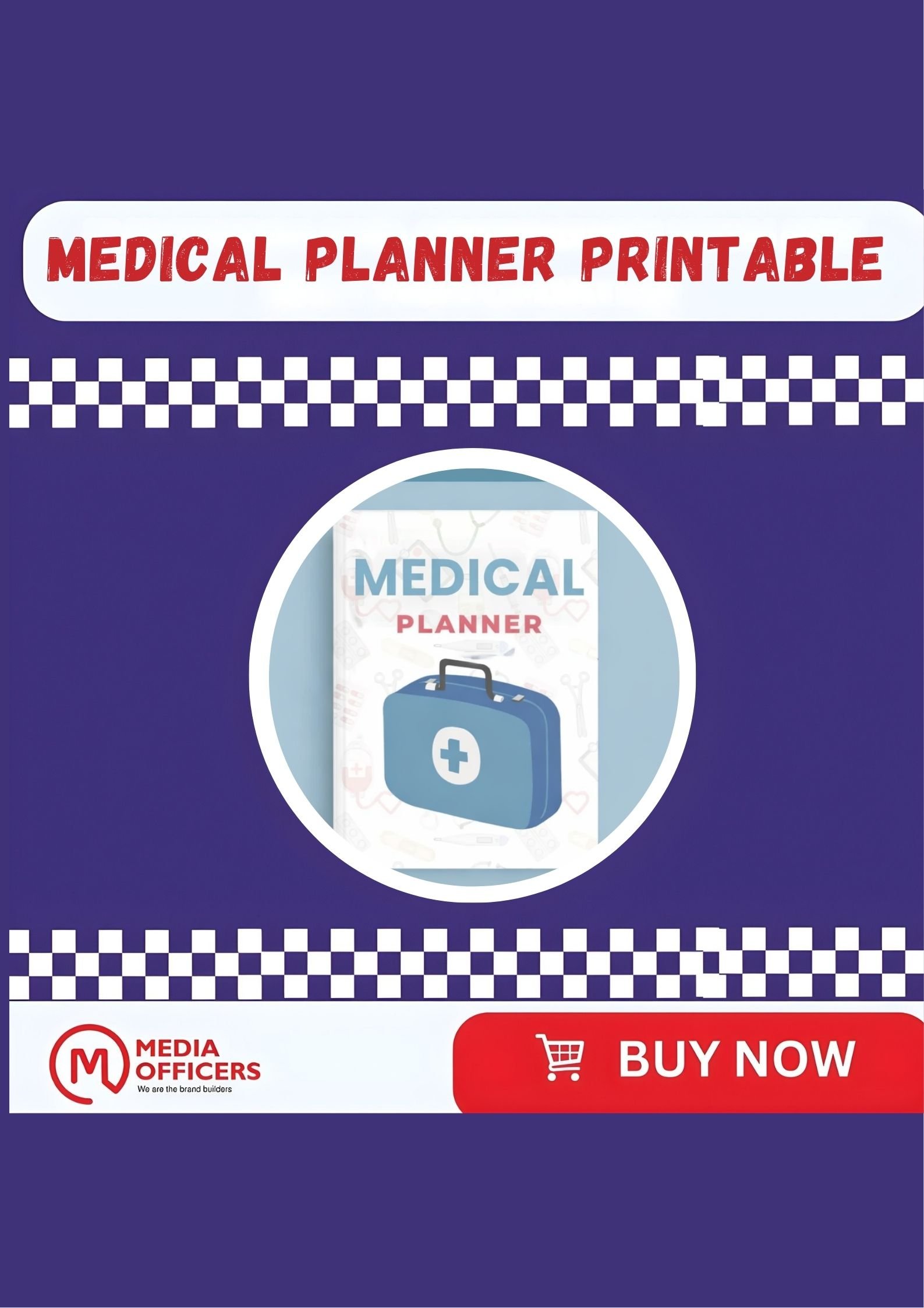 Medical Planner Printable: Health Tracker, Medication Log & Doctor Visit Organizer (PDF Download)