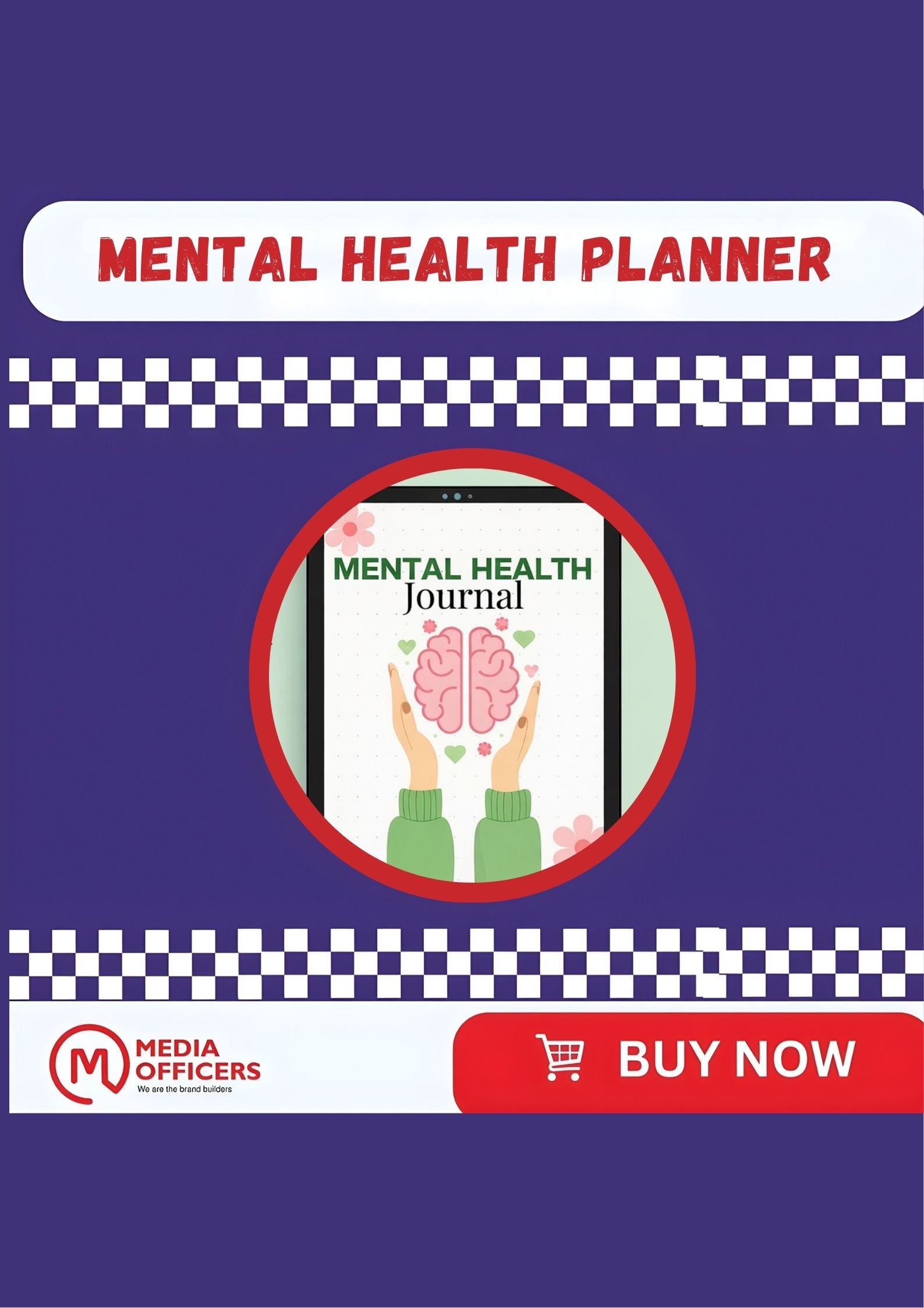 Mental Health Planner Printable: Mood & Anxiety Tracker, Self-Care Journal (PDF Download)