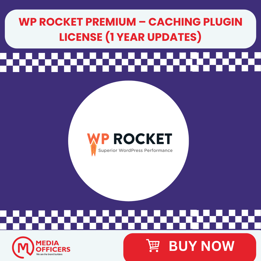 WP Rocket Premium – Official Caching Plugin License (1 Year Updates)