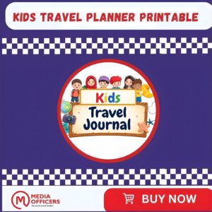 Kids Travel Planner Printable